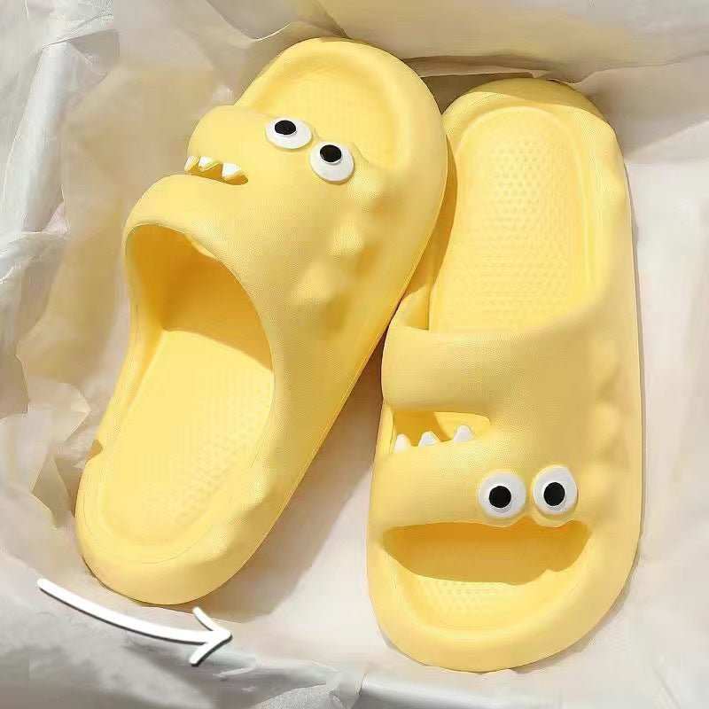 Cute Cartoon Slippers For Women Men Indoor And Outdoor Non - slip Thick Soles Floor Bathroom Slippers Fashion House Shoes - AMIR BAGS INDIA PRIVATE LIMITED