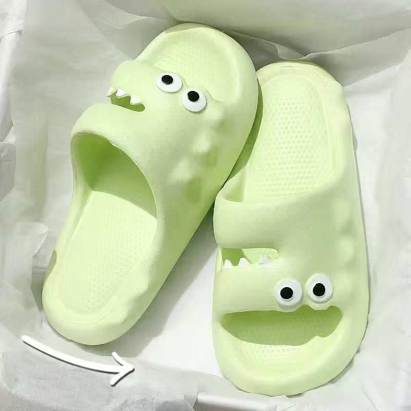 Cute Cartoon Slippers For Women Men Indoor And Outdoor Non - slip Thick Soles Floor Bathroom Slippers Fashion House Shoes - AMIR BAGS INDIA PRIVATE LIMITED