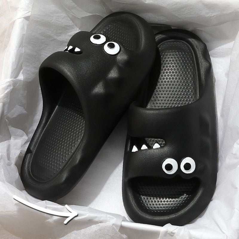 Cute Cartoon Slippers For Women Men Indoor And Outdoor Non - slip Thick Soles Floor Bathroom Slippers Fashion House Shoes - AMIR BAGS INDIA PRIVATE LIMITED