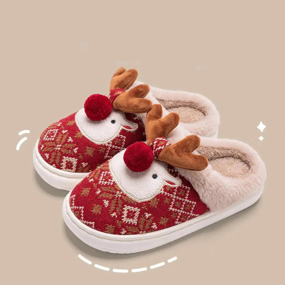 Cute Christmas Elk Plush Slippers Winter Ins Fashion Non-slip Floor BeOverview:Unique design, stylish and beautiful.Good material, comfortable feet.A variety of colors, any choice.Specification:Shoe upper material: fabricSole material:DropshipmanAMIR BAGS INDIA PRIVATE LIMITEDnull