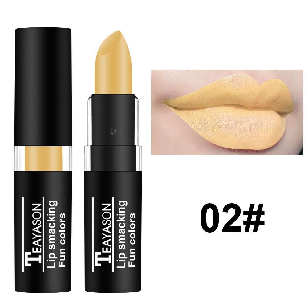 Dark Lipstick White Nude Color Vampire Halloween Creative Makeup Retro - AMIR BAGS INDIA PRIVATE LIMITED