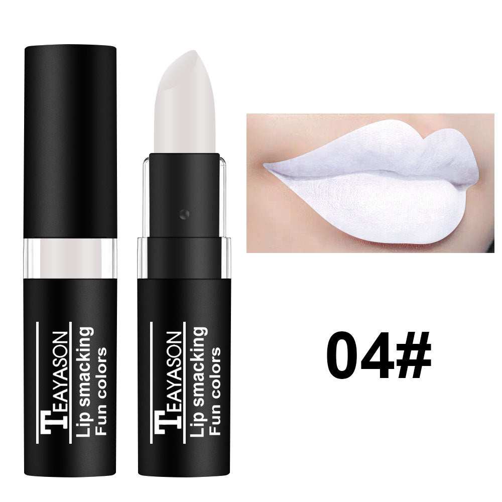 Dark Lipstick White Nude Color Vampire Halloween Creative Makeup Retro - AMIR BAGS INDIA PRIVATE LIMITED