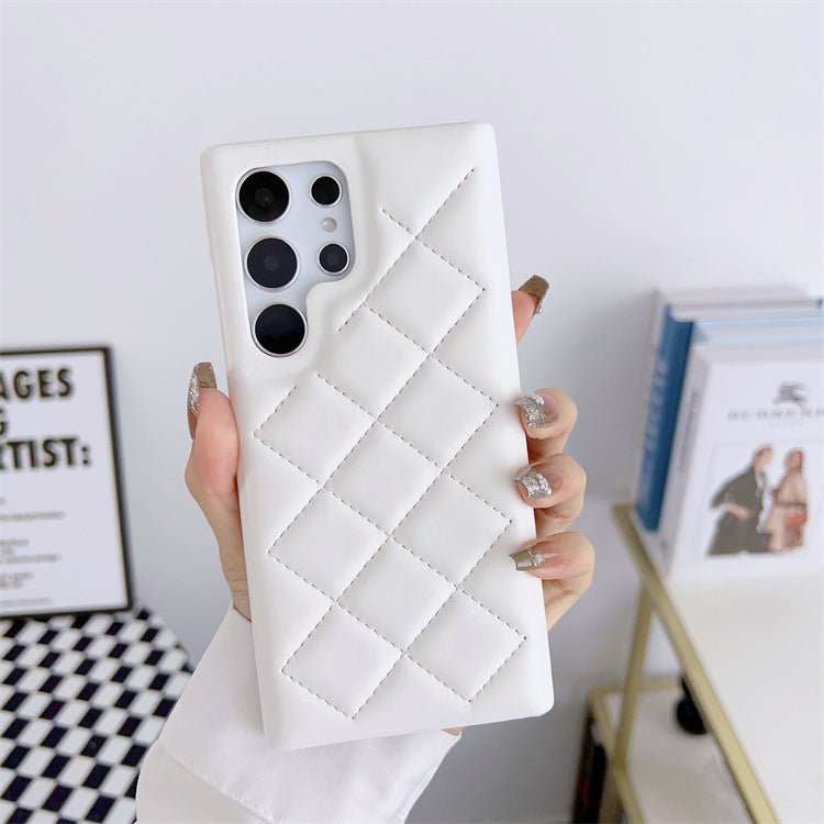 Diamond Plaid Phone Case Leather Phone Protective Case - AMIR BAGS INDIA PRIVATE LIMITED