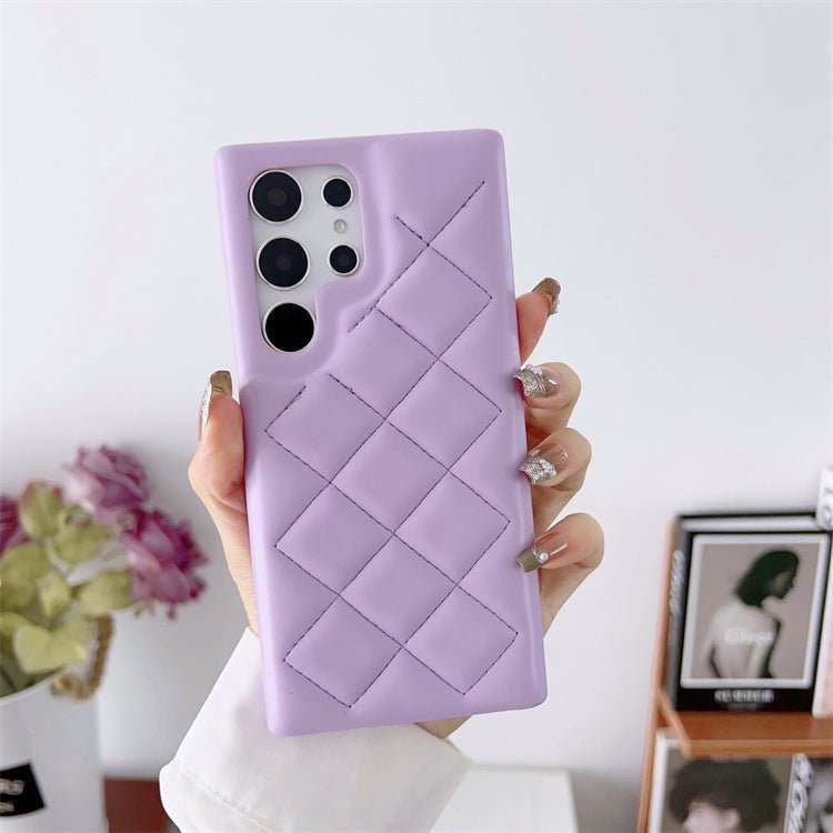 Diamond Plaid Phone Case Leather Phone Protective Case - AMIR BAGS INDIA PRIVATE LIMITED