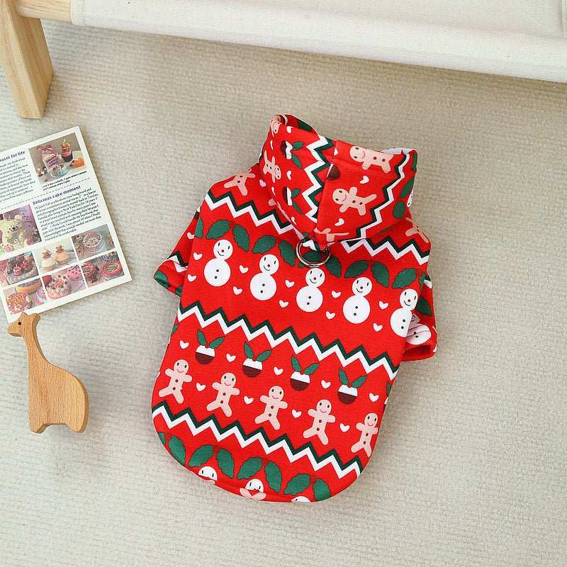 Dog Clothes Christmas Sweatshirt Clothes - AMIR BAGS INDIA PRIVATE LIMITED
