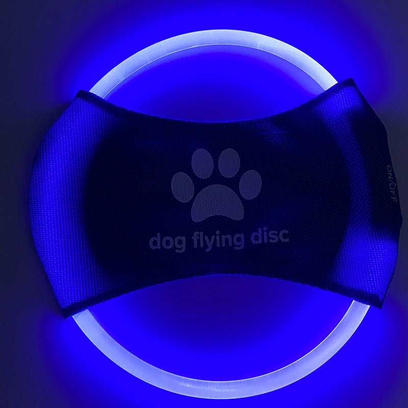 Dog Flying Discs Light Glowing LED LuminousTrainning Interactive Toys Game Flying Discs Dog Toy Pet Dog Accessories Pet Products - AMIR BAGS INDIA PRIVATE LIMITED