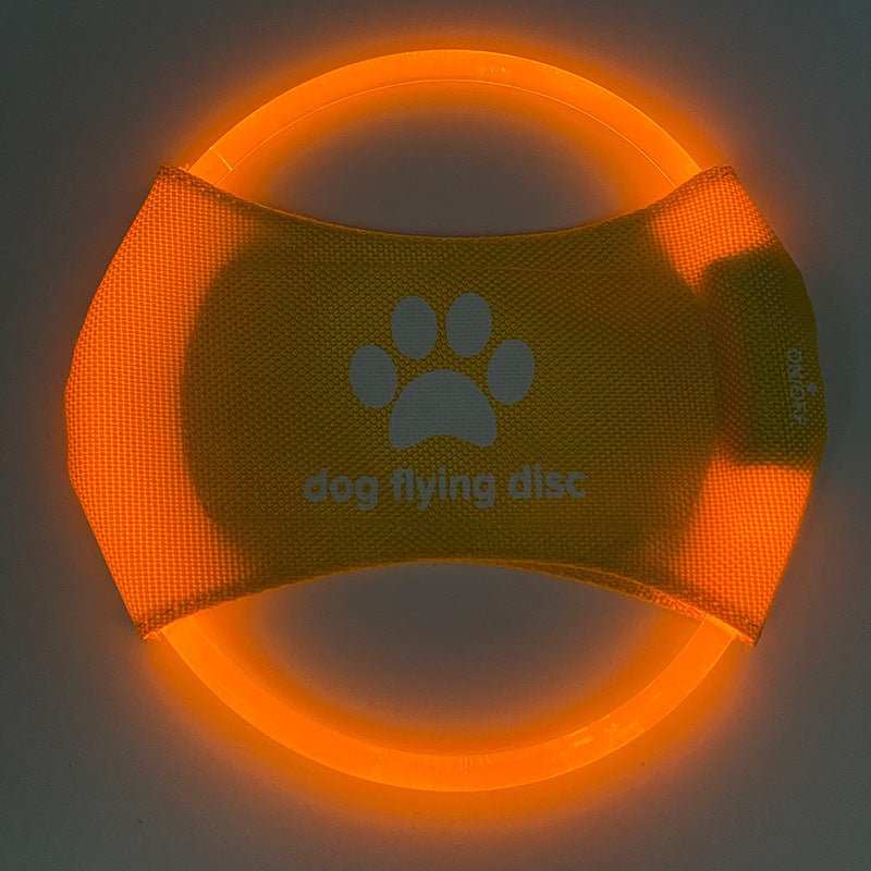 Dog Flying Discs Light Glowing LED LuminousTrainning Interactive Toys Game Flying Discs Dog Toy Pet Dog Accessories Pet Products - AMIR BAGS INDIA PRIVATE LIMITED