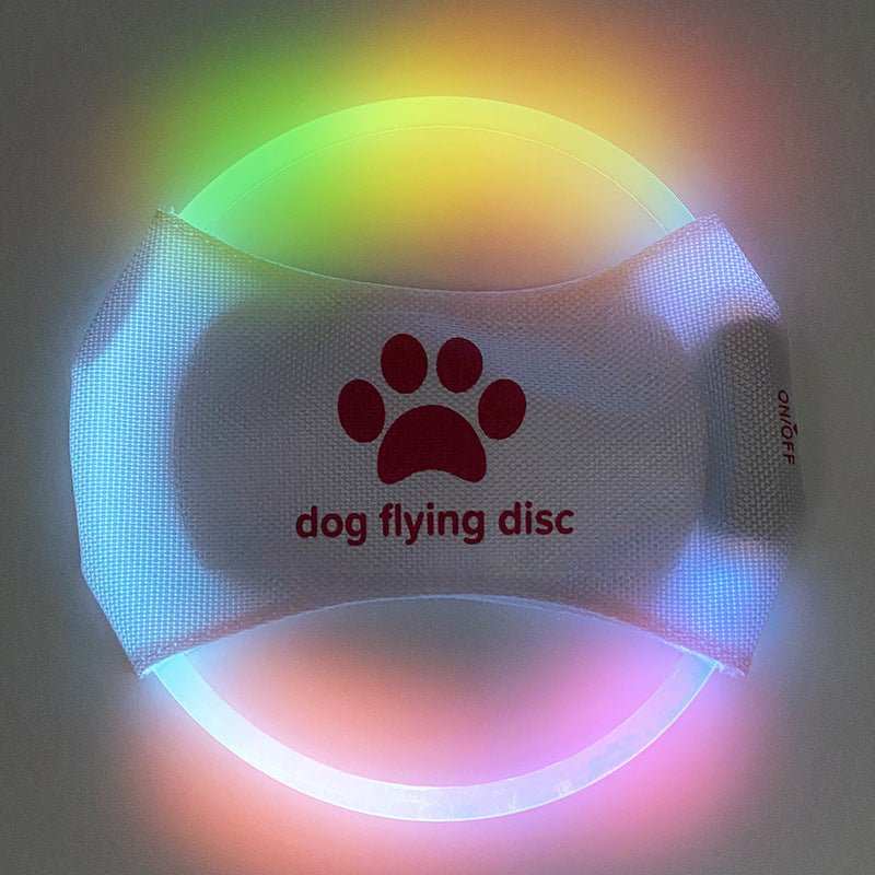 Dog Flying Discs Light Glowing LED LuminousTrainning Interactive Toys Game Flying Discs Dog Toy Pet Dog Accessories Pet Products - AMIR BAGS INDIA PRIVATE LIMITED