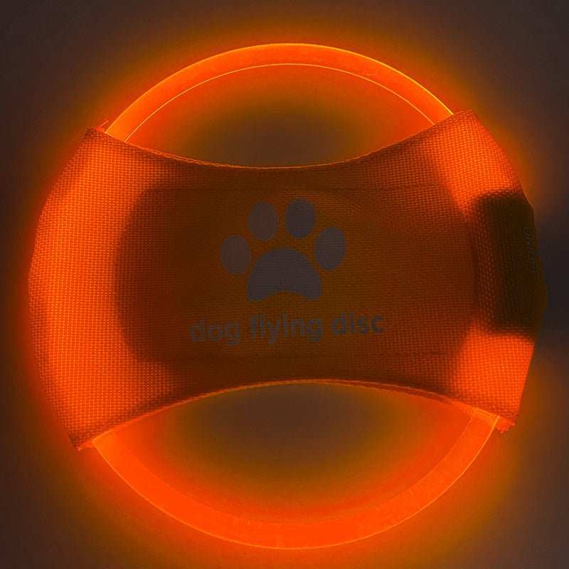 Dog Flying Discs Light Glowing LED LuminousTrainning Interactive Toys Game Flying Discs Dog Toy Pet Dog Accessories Pet Products - AMIR BAGS INDIA PRIVATE LIMITED