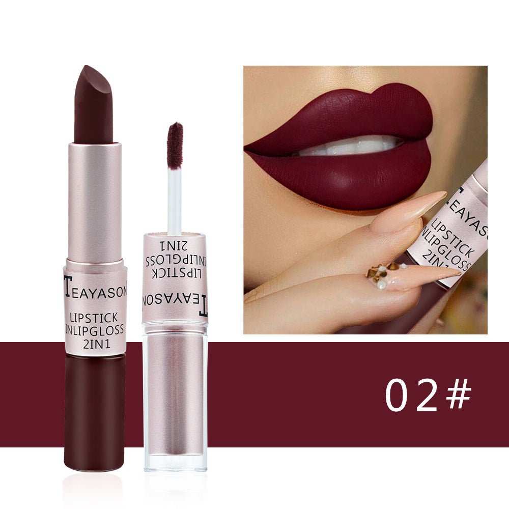 Double - ended Non - stick Cup Matte Matte Lip Gloss - AMIR BAGS INDIA PRIVATE LIMITED