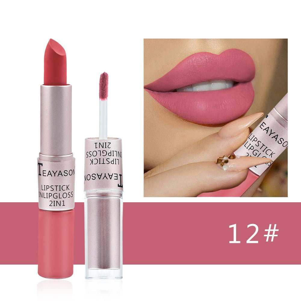 Double - ended Non - stick Cup Matte Matte Lip Gloss - AMIR BAGS INDIA PRIVATE LIMITED