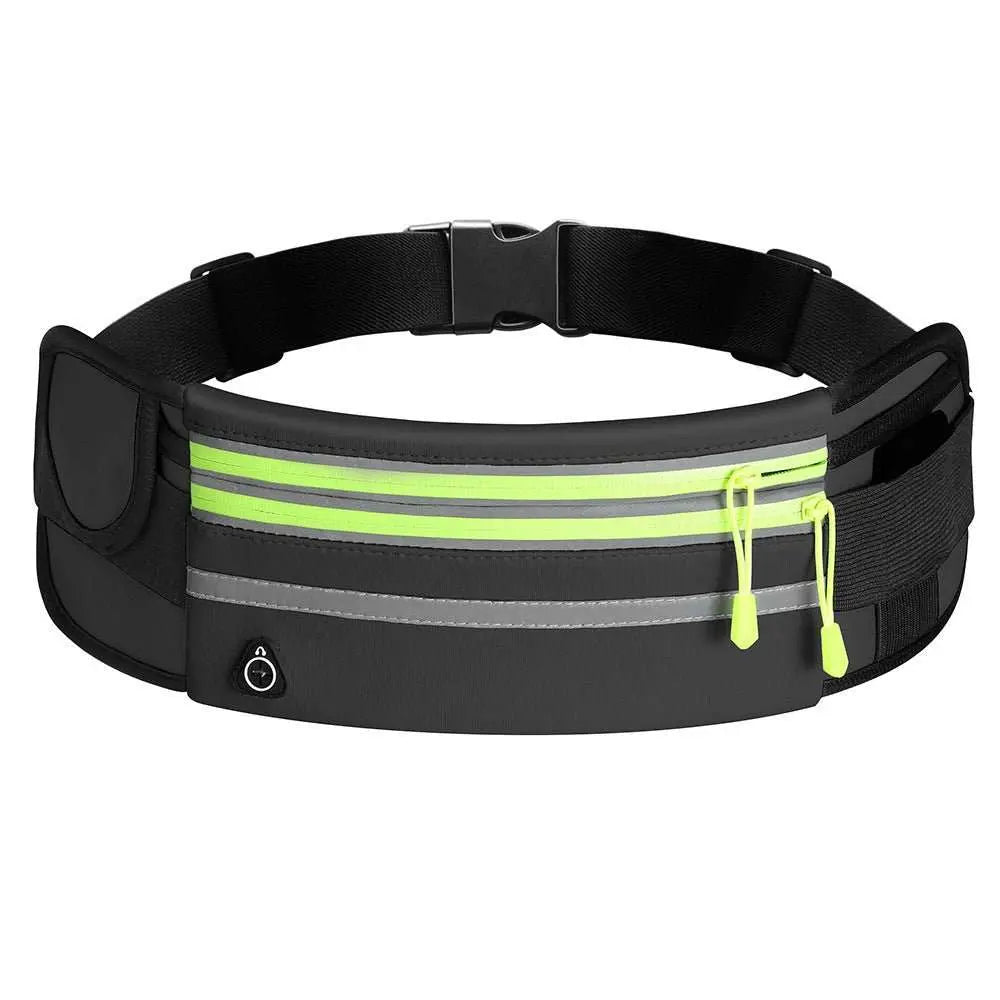 Double Zippers Waist Bags Waterproof Sports Running Fanny Pack - AMIR BAGS INDIA PRIVATE LIMITED
