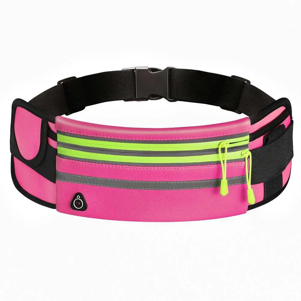 Double Zippers Waist Bags Waterproof Sports Running Fanny Pack - AMIR BAGS INDIA PRIVATE LIMITED