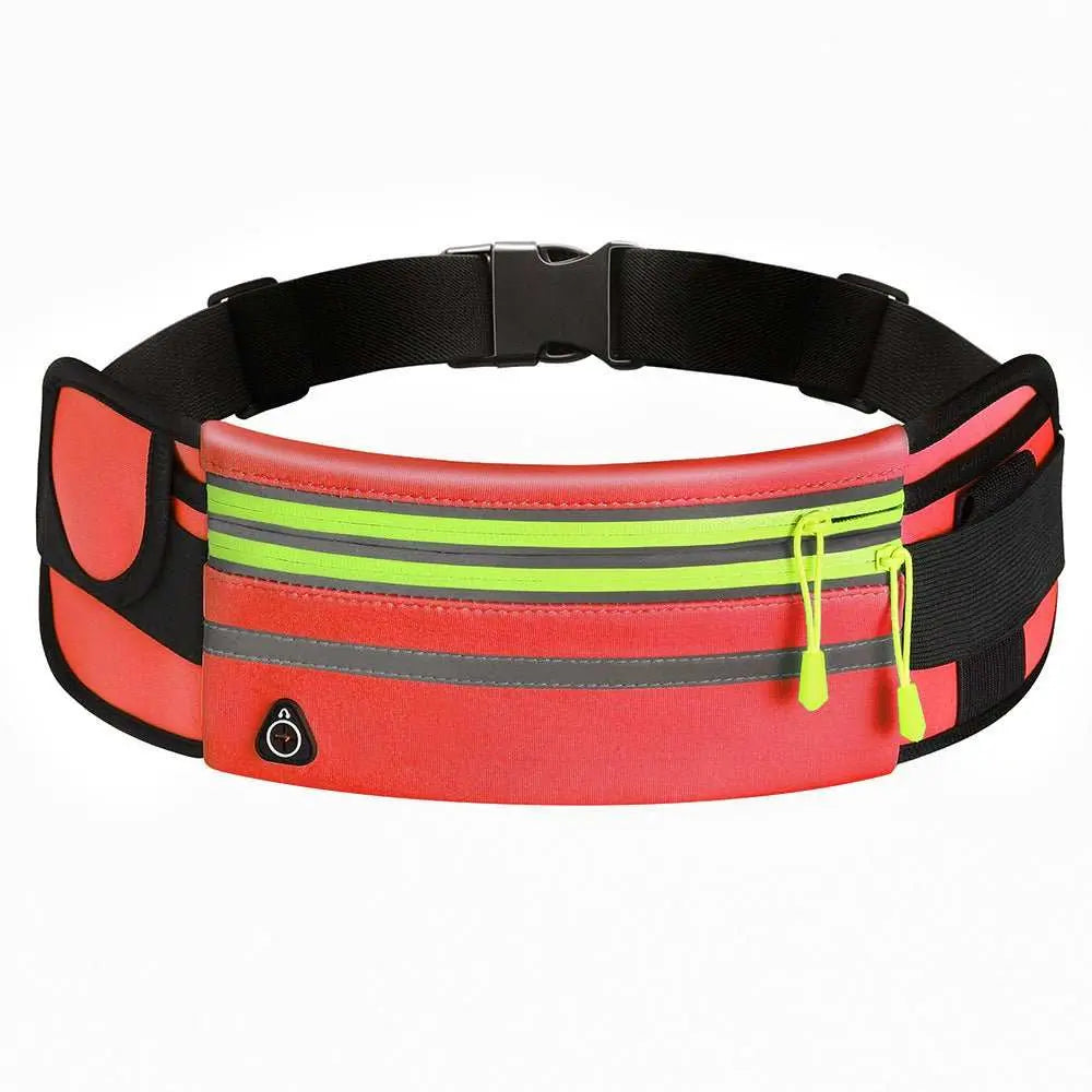 Double Zippers Waist Bags Waterproof Sports Running Fanny Pack - AMIR BAGS INDIA PRIVATE LIMITED