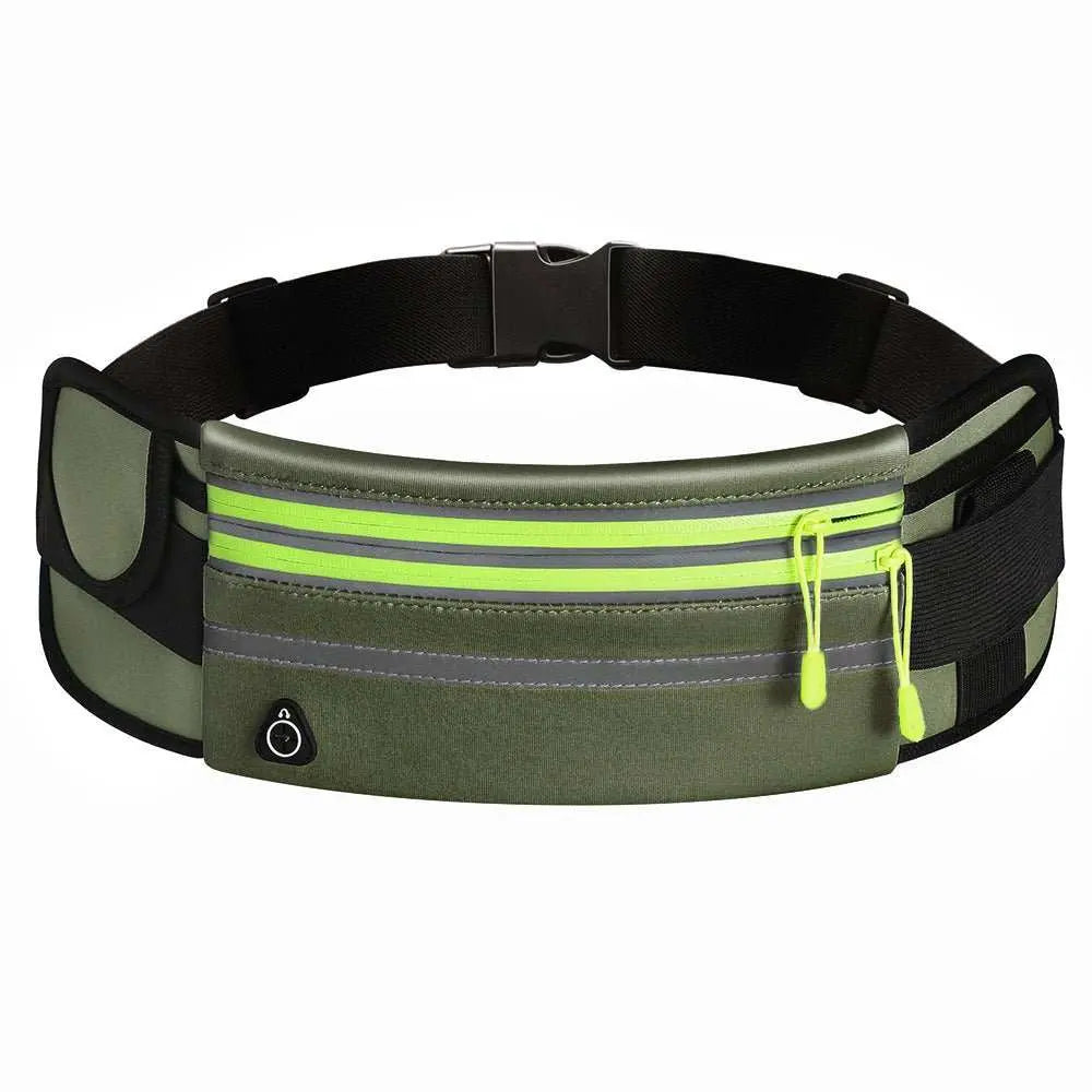 Double Zippers Waist Bags Waterproof Sports Running Fanny Pack - AMIR BAGS INDIA PRIVATE LIMITED