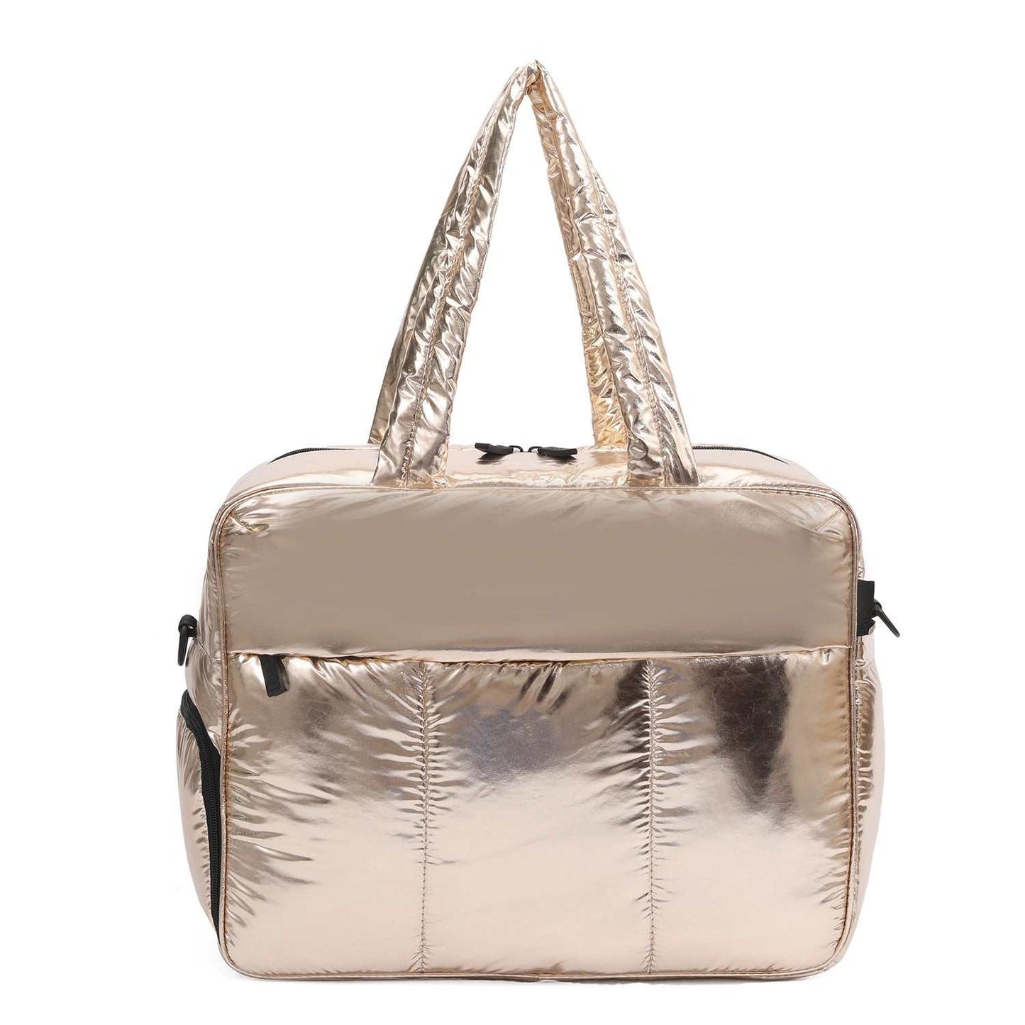 Down Handbags Winter Travel Duffle Bag With Shoes Compartment Portable Sports Yoga Gym Fitness Shoulder Bags For Weekender Overnight Tote Women - AMIR BAGS INDIA PRIVATE LIMITED