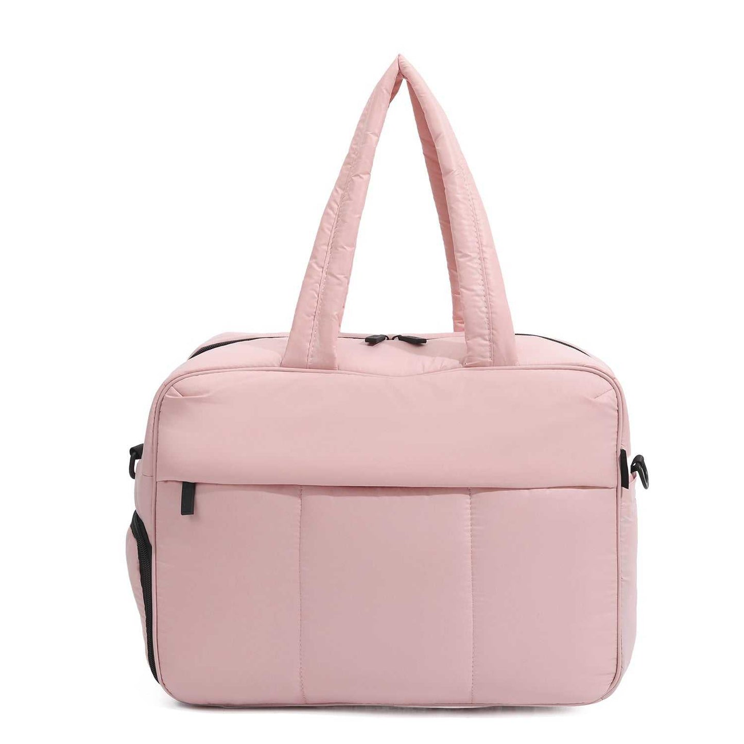 Down Handbags Winter Travel Duffle Bag With Shoes Compartment Portable Sports Yoga Gym Fitness Shoulder Bags For Weekender Overnight Tote Women - AMIR BAGS INDIA PRIVATE LIMITED