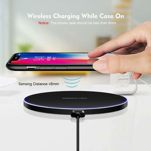 Dragon W9 30W Wireless Charging Pad - AMIR BAGS INDIA PRIVATE LIMITED