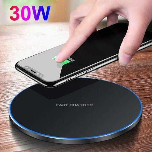 Dragon W9 30W Wireless Charging Pad - AMIR BAGS INDIA PRIVATE LIMITED