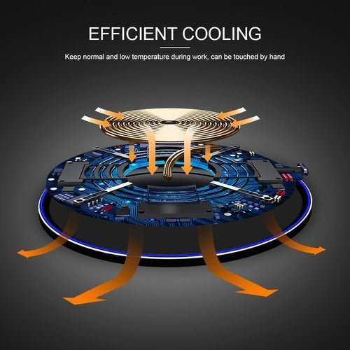 Dragon W9 30W Wireless Charging Pad - AMIR BAGS INDIA PRIVATE LIMITED
