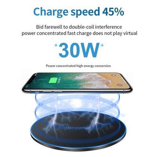 Dragon W9 30W Wireless Charging Pad - AMIR BAGS INDIA PRIVATE LIMITED
