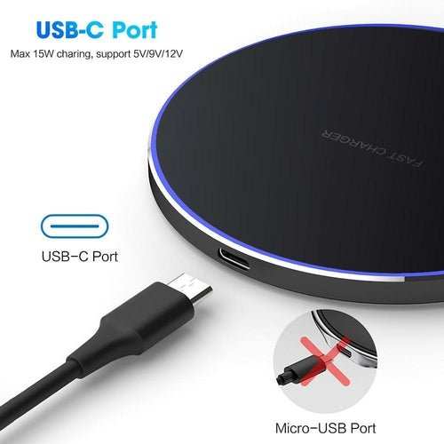 Dragon W9 30W Wireless Charging Pad - AMIR BAGS INDIA PRIVATE LIMITED