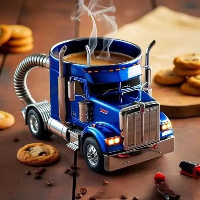 Durable Truck Coffee Mug Semi Truck Handcrafted Coffee Cup Semi - trailer Shaped Semi - Truck Coffee Mugs For Family - AMIR BAGS INDIA PRIVATE LIMITED