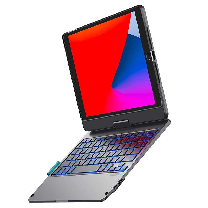 Bluetooth keyboard compatible with iPad, 11-inch Bluetooth wireless keyboard case in black color.