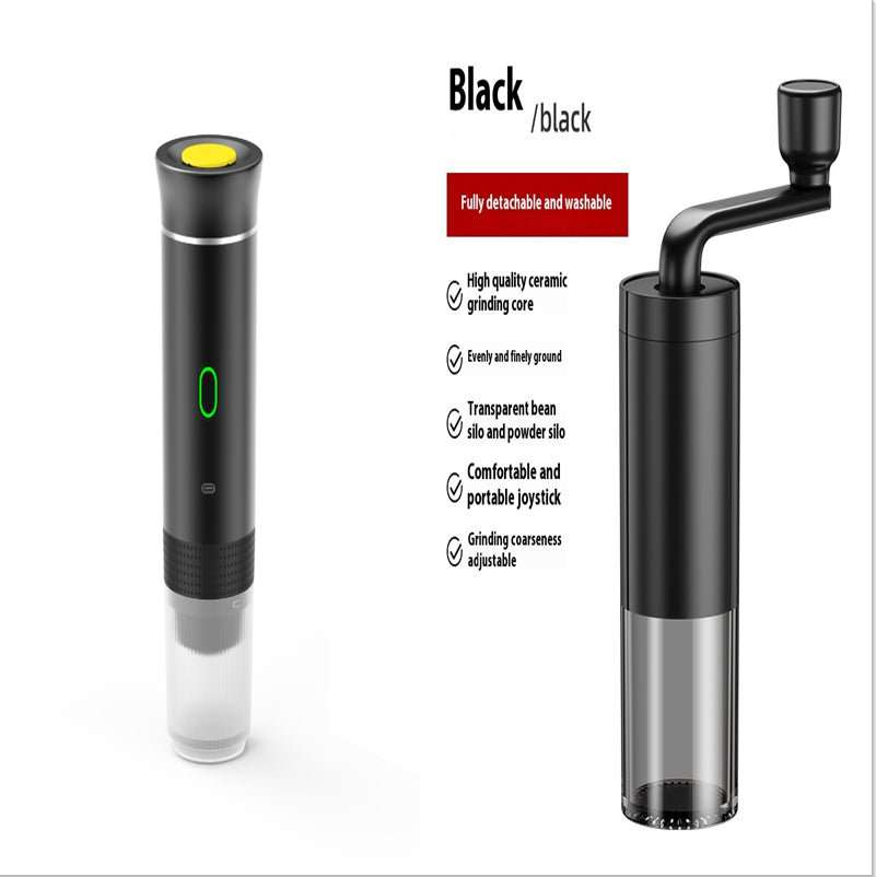 Electric Grinder Coffee Travel Handy 3 In1 Espresso Portable Coffee Espresso Maker Machine Cafe Portable Capsule Coffee Machine Kitchen Gadgets - AMIR BAGS INDIA PRIVATE LIMITED