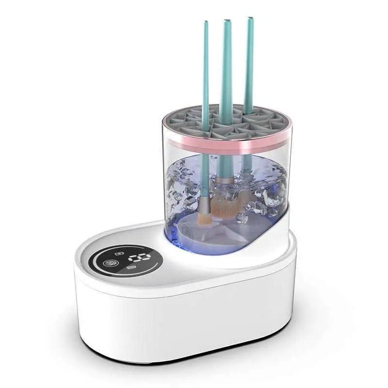 Electric Makeup Brush Cleaner Rechargeable Makeup Brushes Cleaning Tool Automatic Makeup Brush Cleaning Stand Device - AMIR BAGS INDIA PRIVATE LIMITED