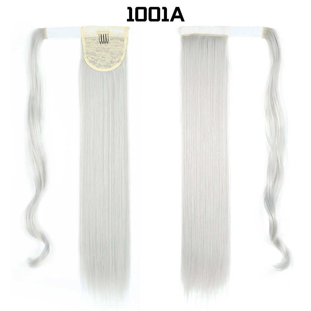 European And American Long Straight Hair Velcro Ponytail - AMIR BAGS INDIA PRIVATE LIMITED