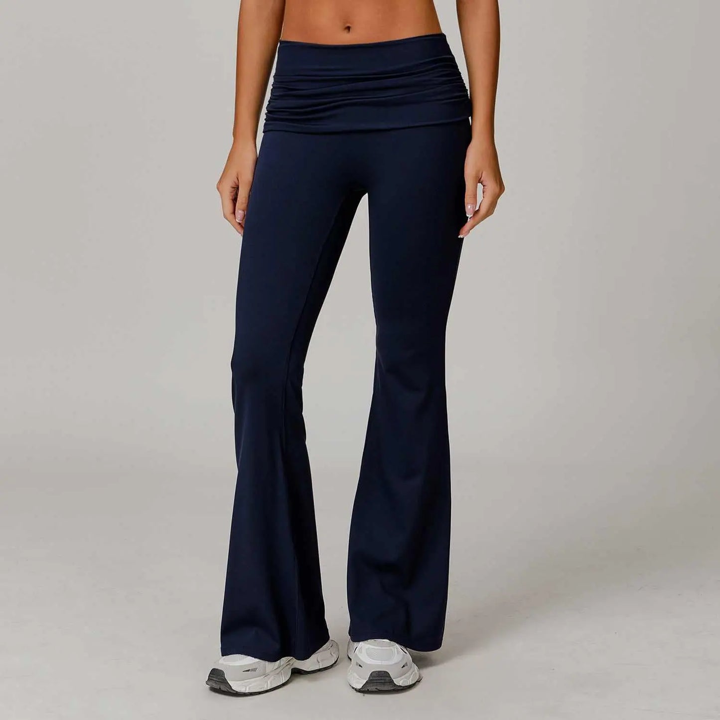 European And American Quick - dry Hip Raise Yoga Pants Nude Feel Casual Wide Leg - AMIR BAGS INDIA PRIVATE LIMITED