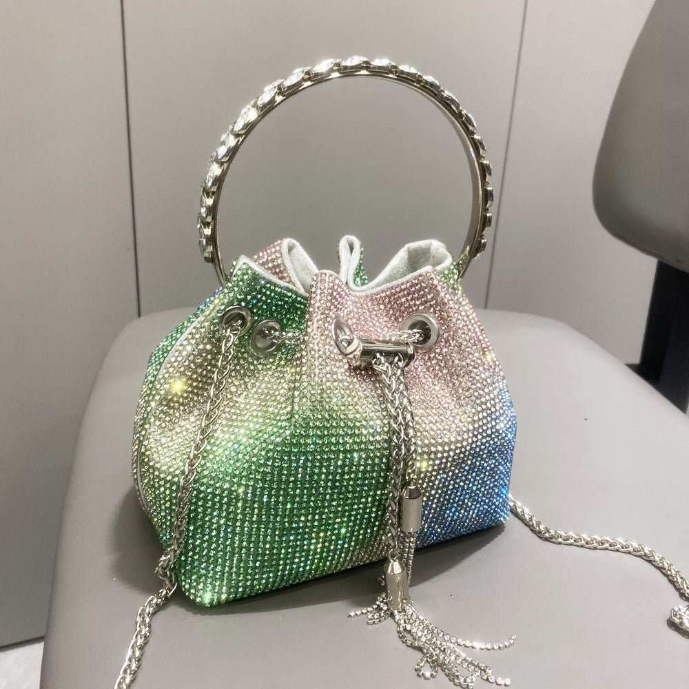 European And American Shiny Diamond Handbag For Women - AMIR BAGS INDIA PRIVATE LIMITED