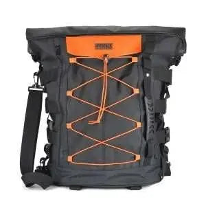 Expandable Motorcycle Tail Bag Travel Luggage Sissy Bar Bag Weather Resistant Tail Duffle Bag Gear Backpack with Sissy Bar Strap - AMIR BAGS INDIA PRIVATE LIMITED