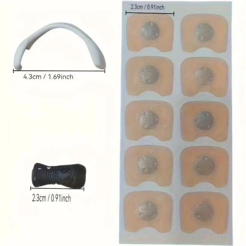 External magnetic nose strips, super anti - snoring solution, anti - snoring and sleep aid, 4 sizes of nasal dilator strips, suitabl - AMIR BAGS INDIA PRIVATE LIMITED