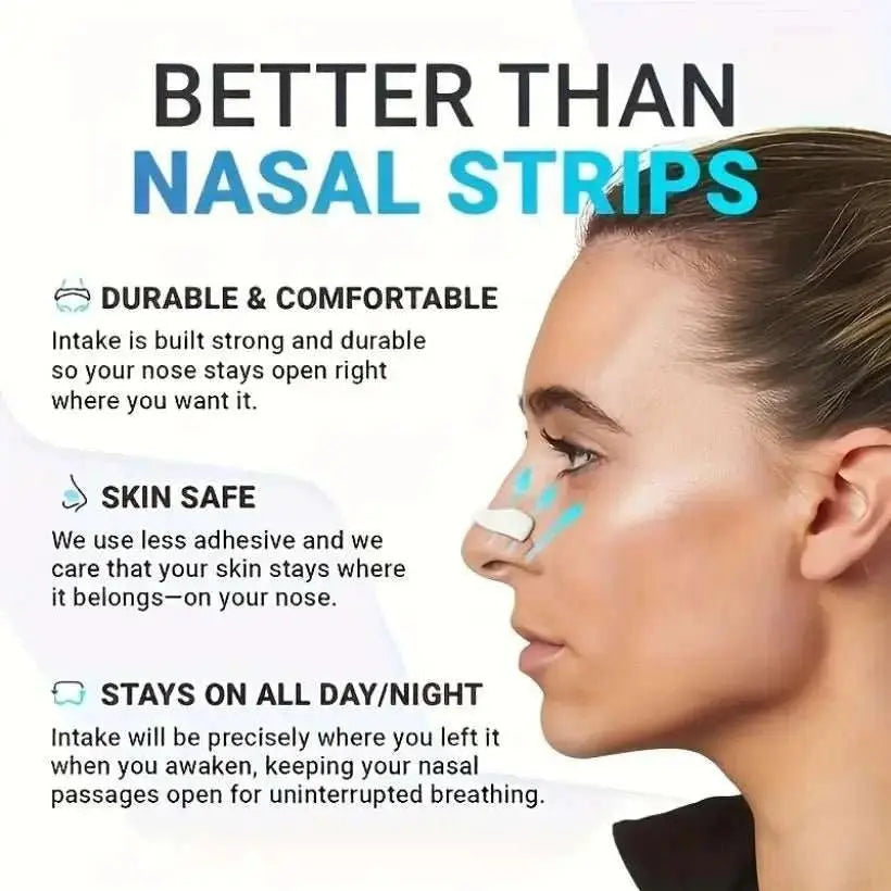 External magnetic nose strips, super anti - snoring solution, anti - snoring and sleep aid, 4 sizes of nasal dilator strips, suitabl - AMIR BAGS INDIA PRIVATE LIMITED