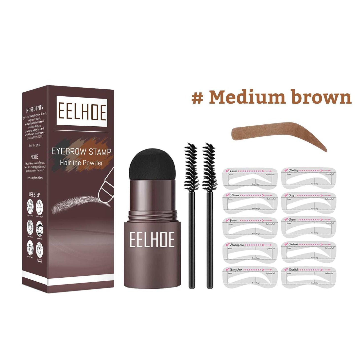 Eyebrow Stencil Set Makeup Eyebrow Powder - AMIR BAGS INDIA PRIVATE LIMITED
