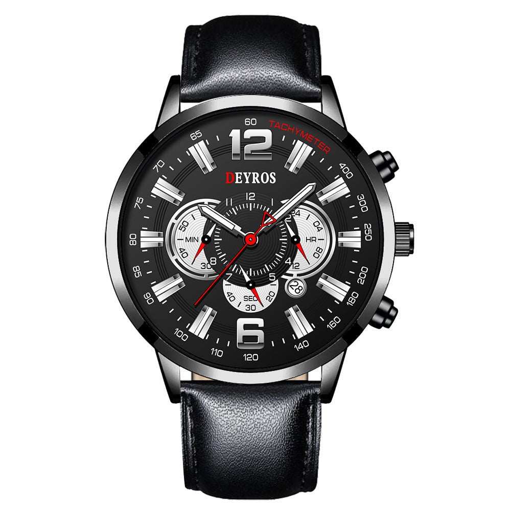 Fake Three Eye Luminous Sports Watch - AMIR BAGS INDIA PRIVATE LIMITED