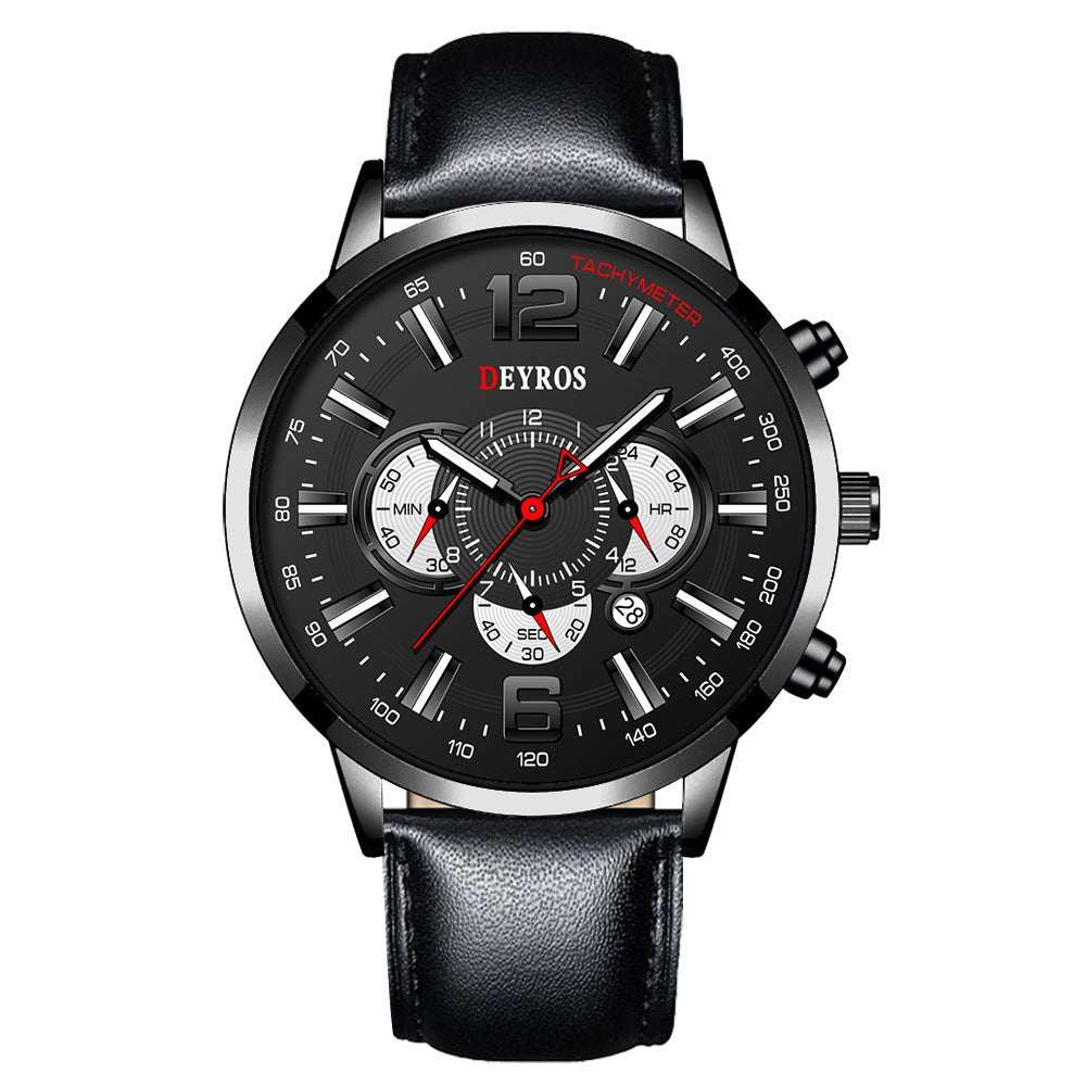 Fake Three Eye Luminous Sports Watch - AMIR BAGS INDIA PRIVATE LIMITED