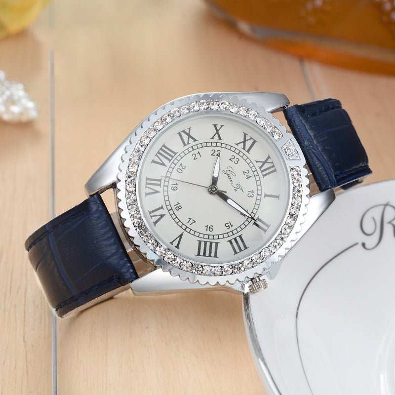 Fashion Belt Roman Scale Gear Watch For Women - AMIR BAGS INDIA PRIVATE LIMITED
