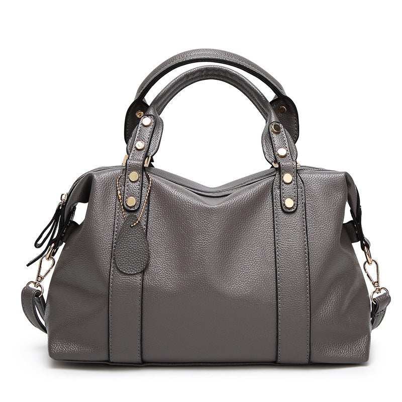 Fashion Boston Shoulder Bag Women's Handbags Retro Rivet Design Personalized Crossbody Bags - AMIR BAGS INDIA PRIVATE LIMITED