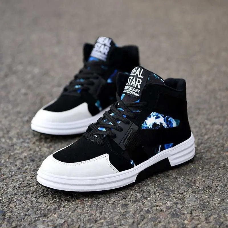 Fashion Camouflage Trend Sneakers Casual MenProduct information:Pattern: Camouflage Color: upgrade S062 black and blue, upgrade S062 all black, upgrade S062 black and white, black and blue, black and white, blDropshipmanAMIR BAGS INDIA PRIVATE LIMITEDnull