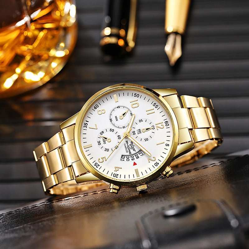 Fashion Casual Men's Multifunctional Quartz Watch - AMIR BAGS INDIA PRIVATE LIMITED