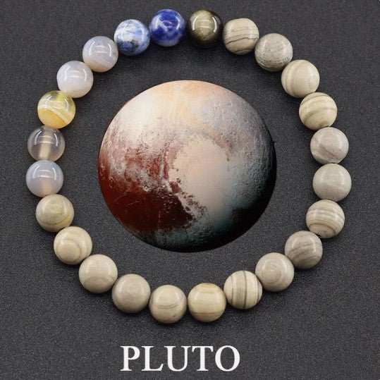 Fashion Jewelry Couples Bracelets Matte 10 Mm Stone Beads Bracelet Men Universe Energy Bangle Vintage Minimalist Elastic Jewelry Women - AMIR BAGS INDIA PRIVATE LIMITED