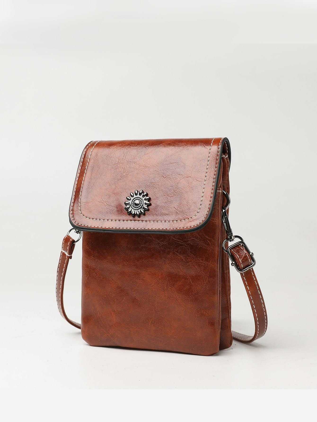 Fashion Simple Large Capacity Mobile Phone Bag Mini Crossbody Bag - AMIR BAGS INDIA PRIVATE LIMITED
