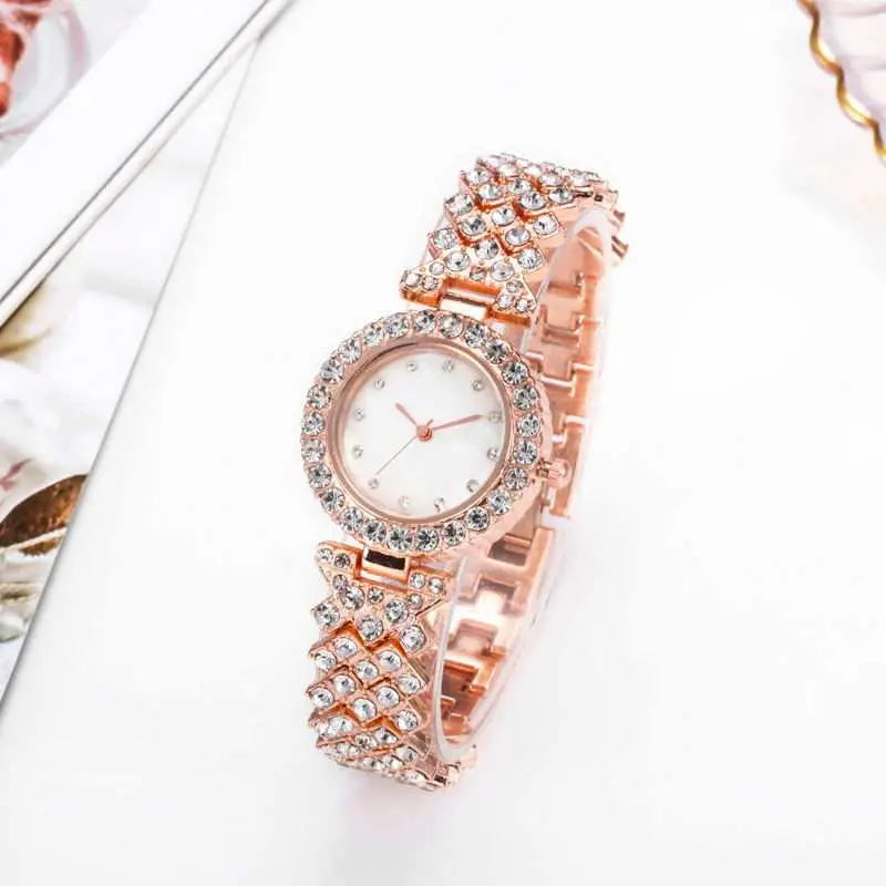 Fashion Simple Women's Quartz Watch Diamond Alloy - AMIR BAGS INDIA PRIVATE LIMITED