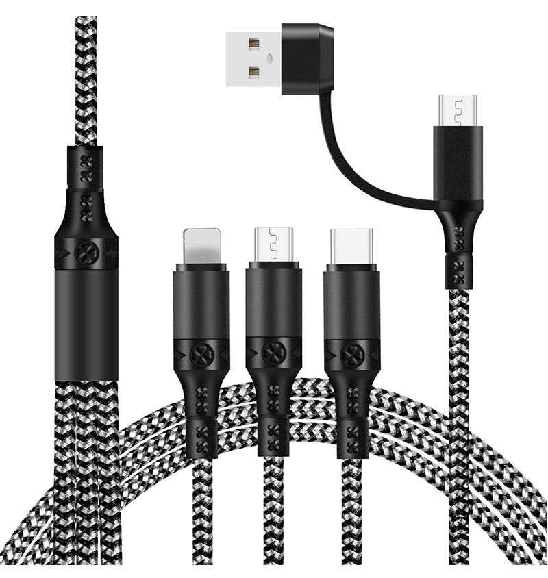 Fast Charging Five - in - one Data Cable, One For Three Charging Cables - AMIR BAGS INDIA PRIVATE LIMITED
