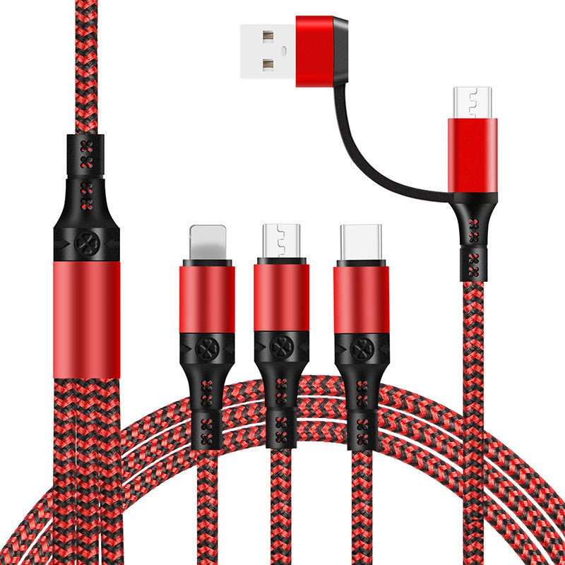 Fast Charging Five - in - one Data Cable, One For Three Charging Cables - AMIR BAGS INDIA PRIVATE LIMITED