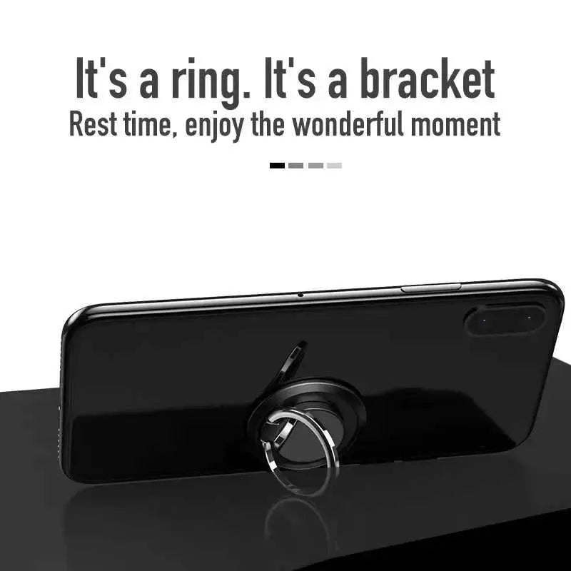 Finger Ring Holder Stand Grip 360 Rotating For Mobile Phone Car Magnetic Mount Phone Back Sticker Pad Unniversal Bracket - AMIR BAGS INDIA PRIVATE LIMITED