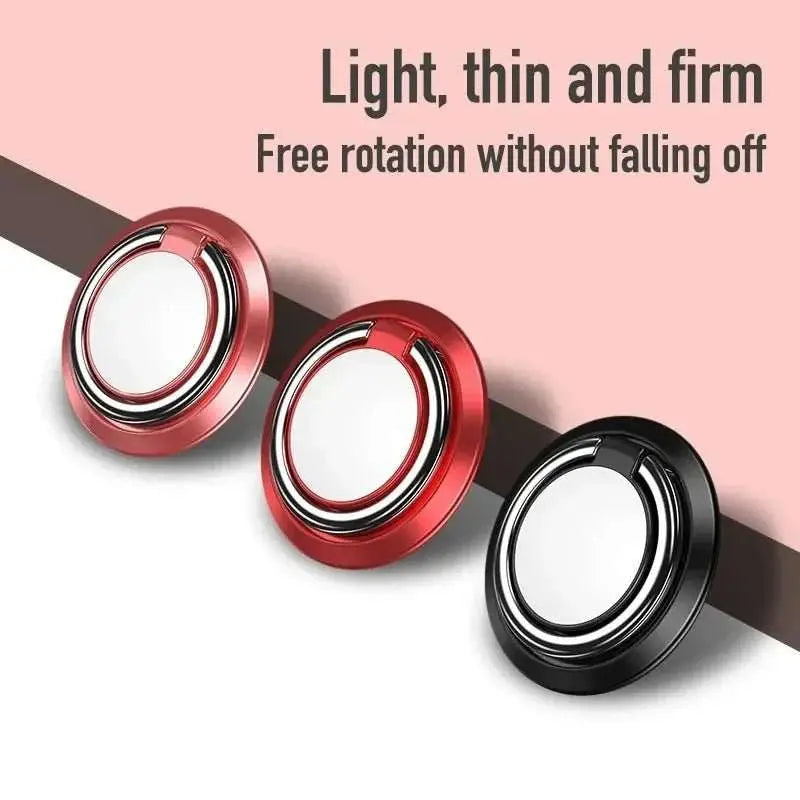 Finger Ring Holder Stand Grip 360 Rotating For Mobile Phone Car Magnetic Mount Phone Back Sticker Pad Unniversal Bracket - AMIR BAGS INDIA PRIVATE LIMITED